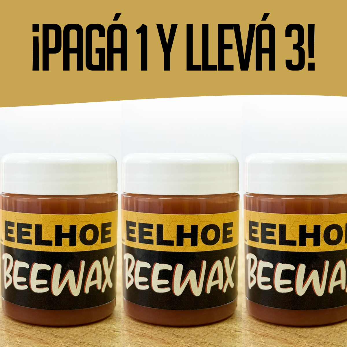 🐝 Bee Wax™ – Cera Restauradora de Madera 100g